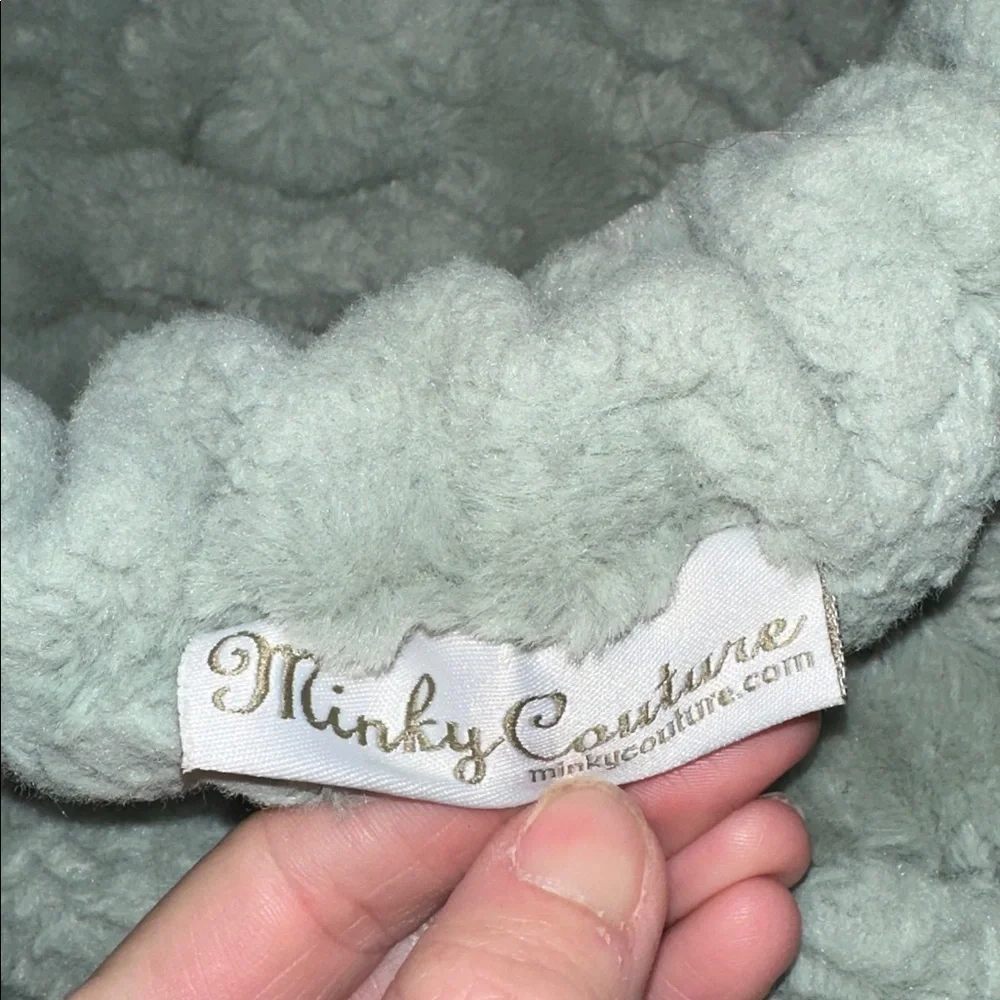 Minky Couture Hugs, Mist, Infant Size Sage‎ Green